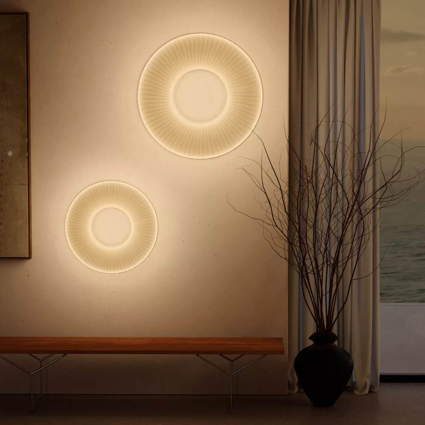 10 HEURES 10 Iris, ø60 cm – Lámpara de pared led — imagen 8