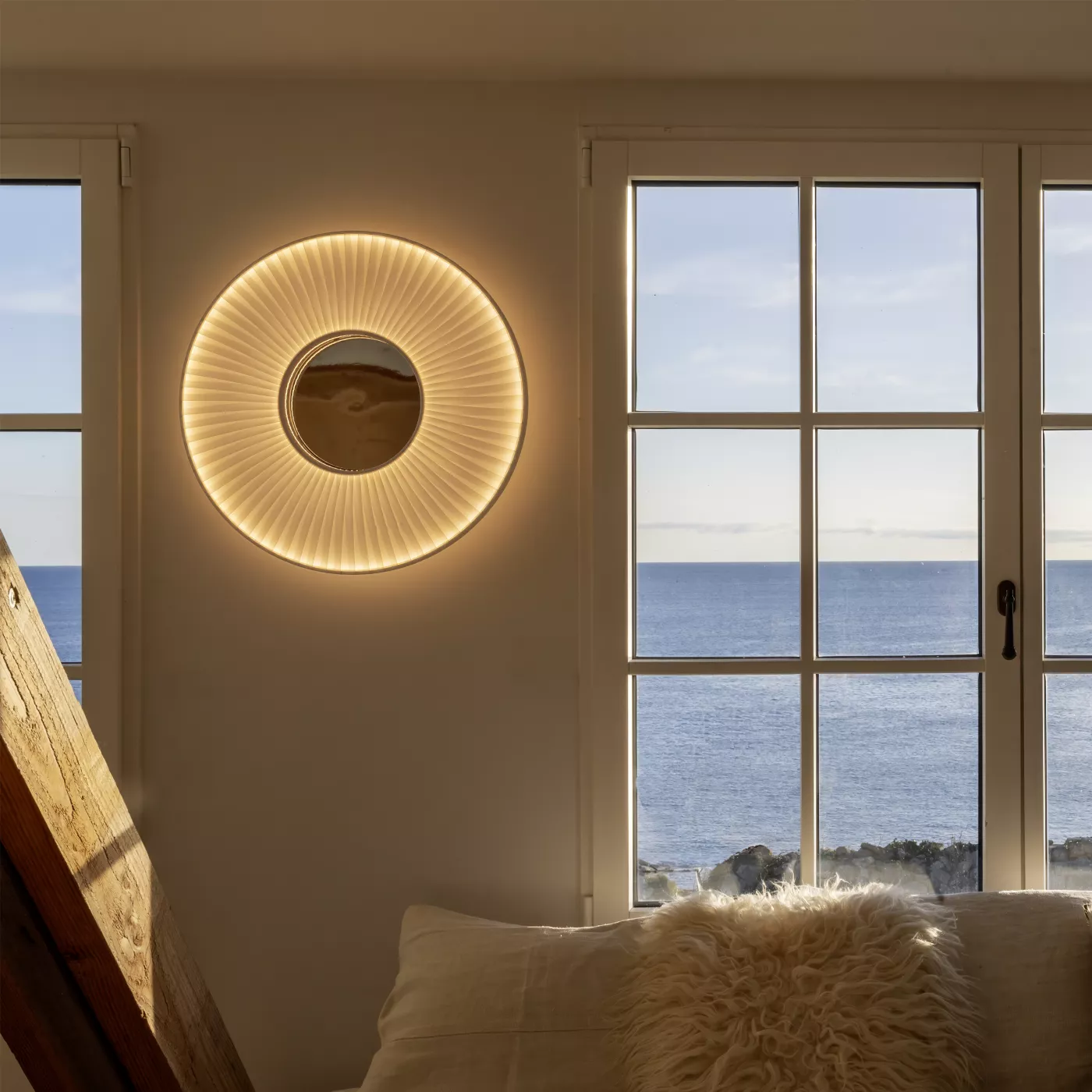 10 HEURES 10 Iris Mirror – Lámpara de pared led — imagen 4