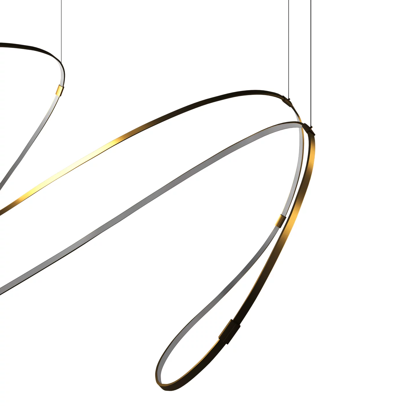 10 HEURES 10 Zigouzi, oro - 180 cm – Lámpara de suspensión led — imagen 4