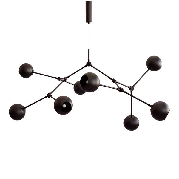 101 Copenhagen Drop Globe Negro Quemado – Lámpara colgante