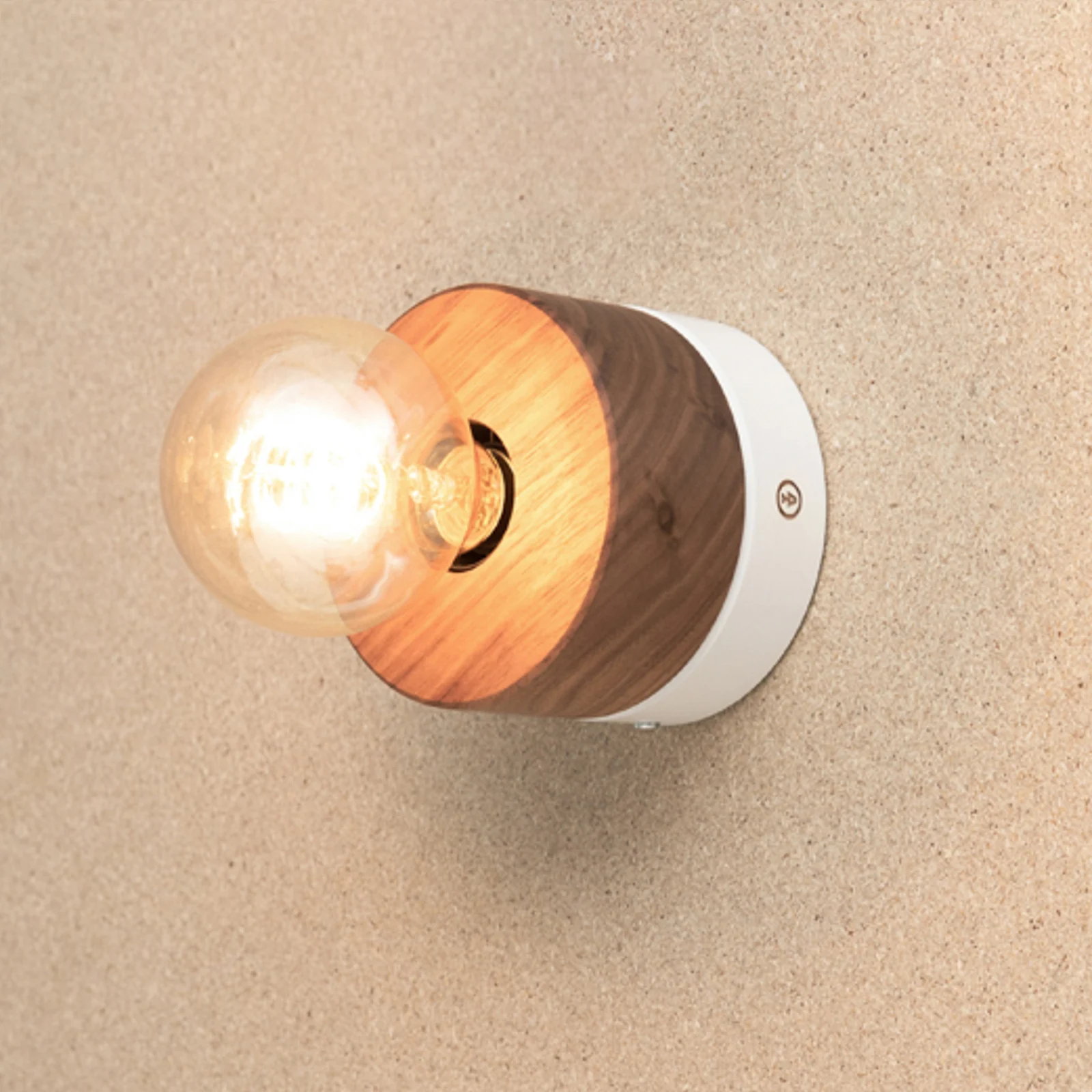 Almut von Wildheim Almut 0239 , sostenible, de madera de nogal – Aplique de pared — imagen 4