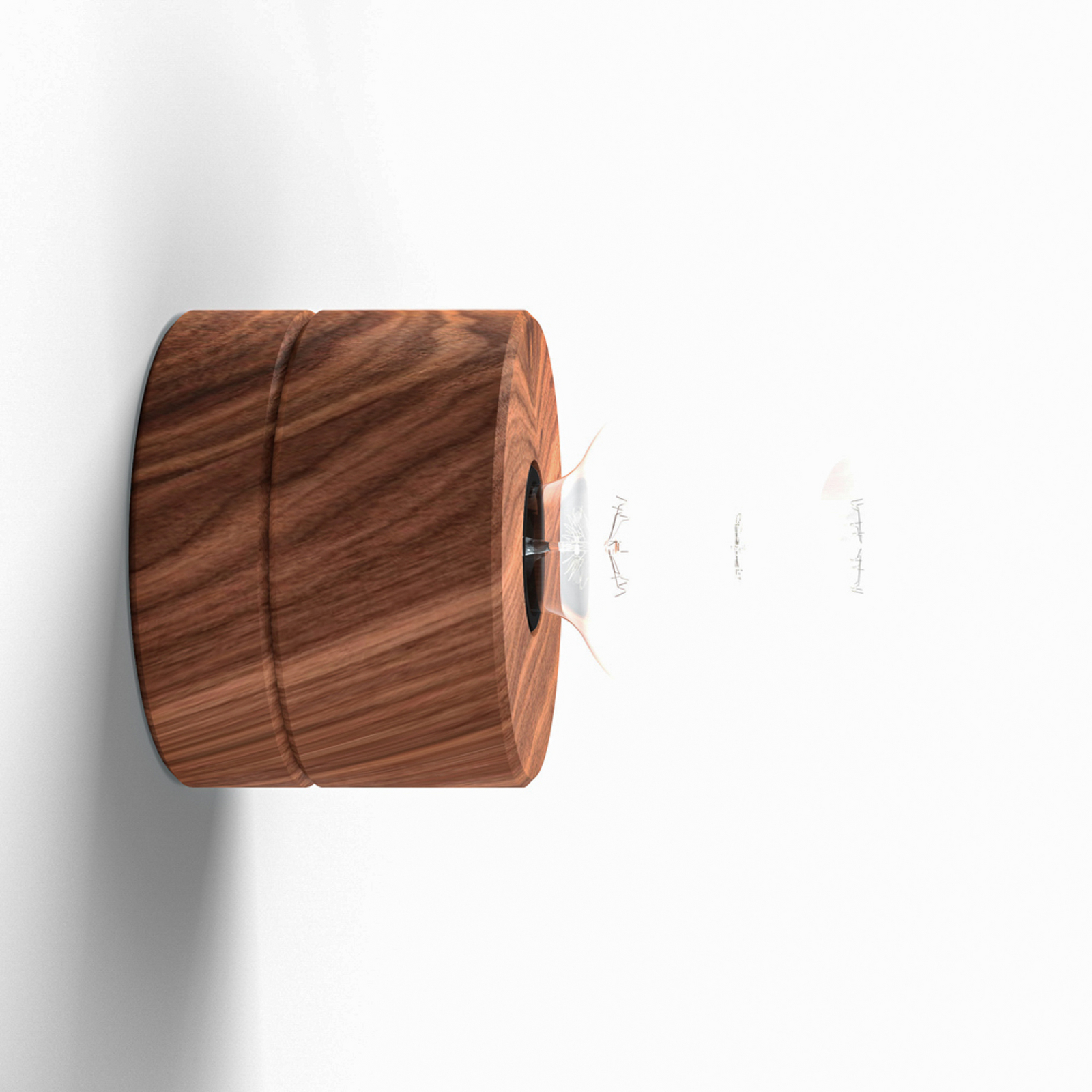 Almut von Wildheim Almut 0239 , sostenible, de madera de nogal – Aplique de pared — imagen 7