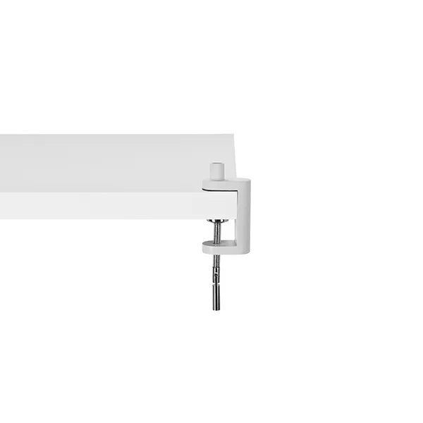 Clip de Rango Tipo para Lámpara de Mesa, Color Blanco Alpino