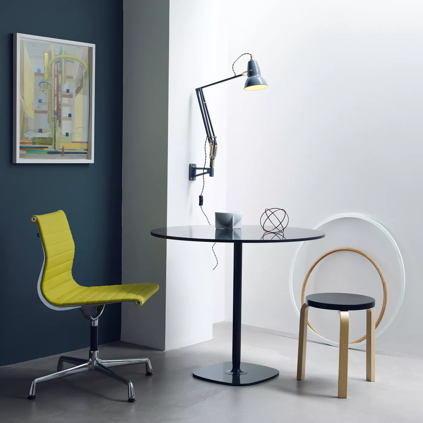Anglepoise Original 1227 Brass, con soporte mural – Lámpara para escritorio — imagen 4
