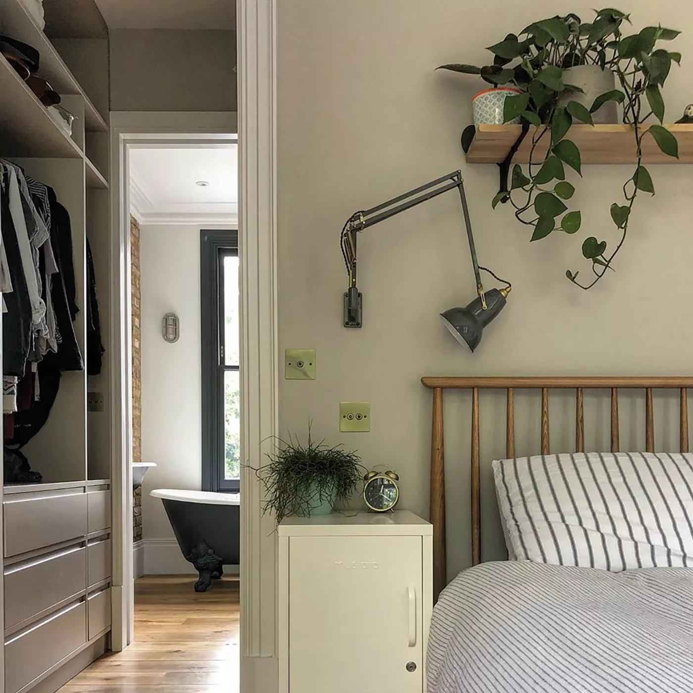 Anglepoise Original 1227 Brass, con soporte mural – Lámpara para escritorio — imagen 5