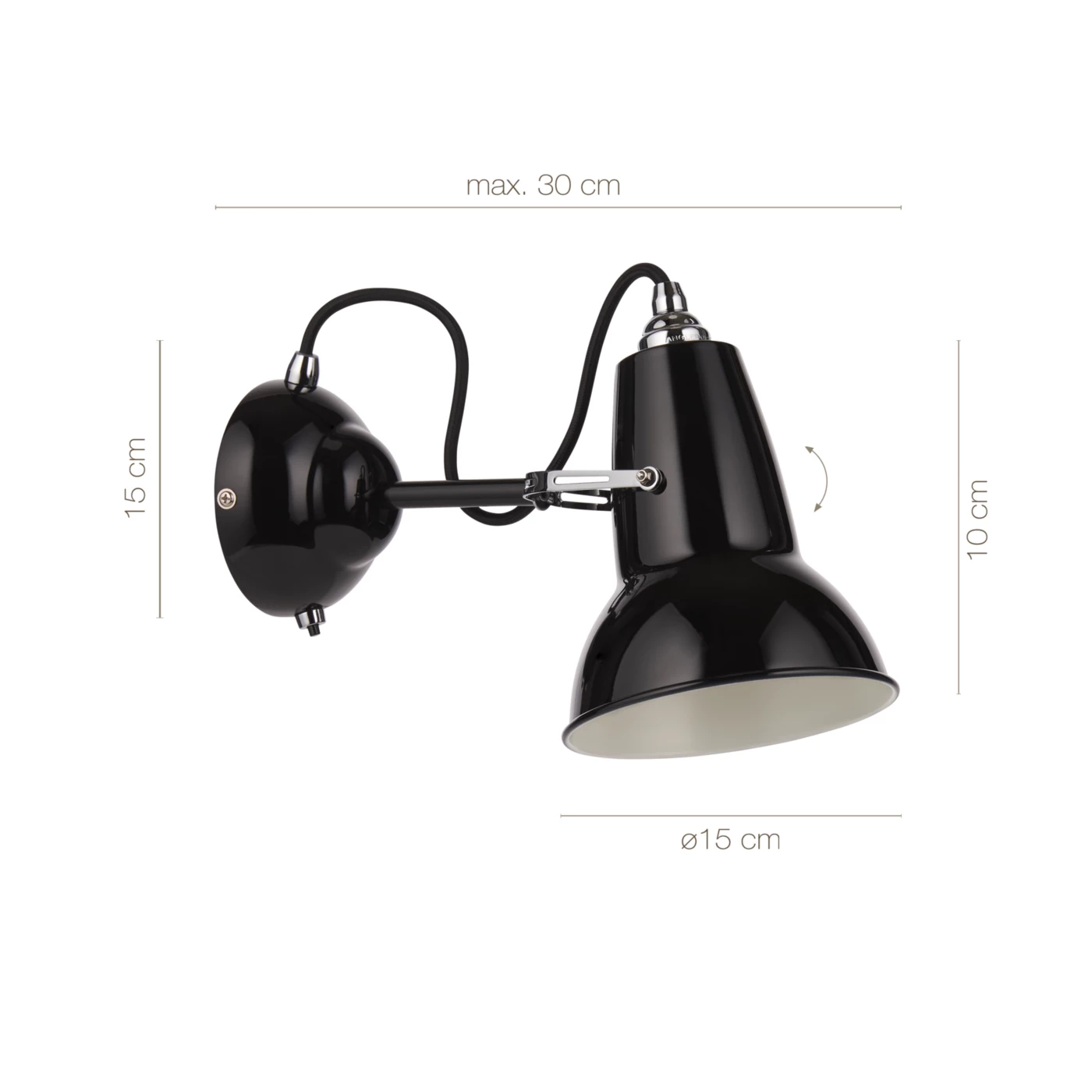 Anglepoise Original 1227 – Lámpara de pared — imagen 7