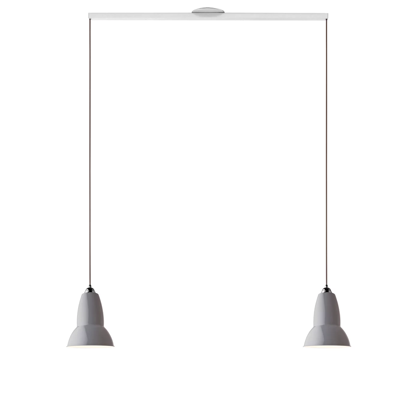 Anglepoise Original 1227 Midi, lámpara de suspensión 2 focos con Lightswing