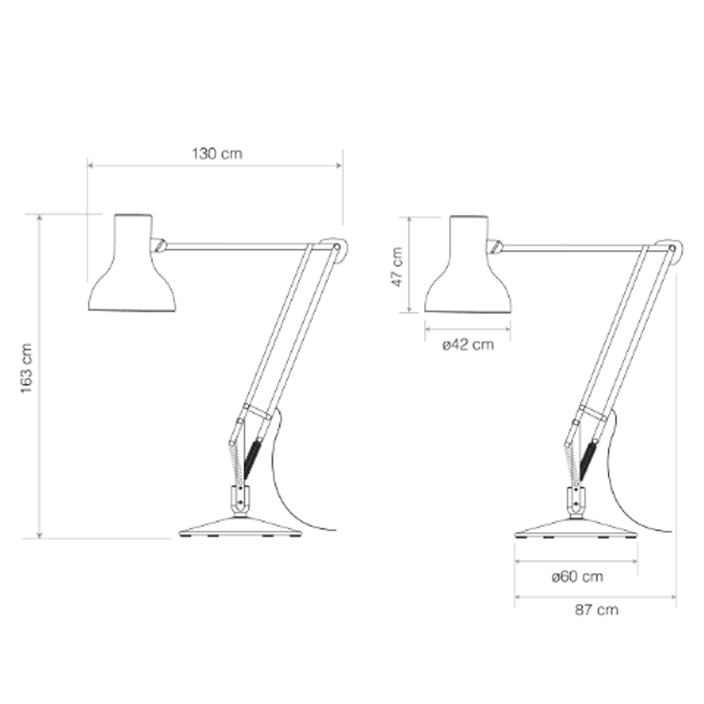 Anglepoise Type 75 Giant Paul Smith – Lámpara de pie — imagen 7