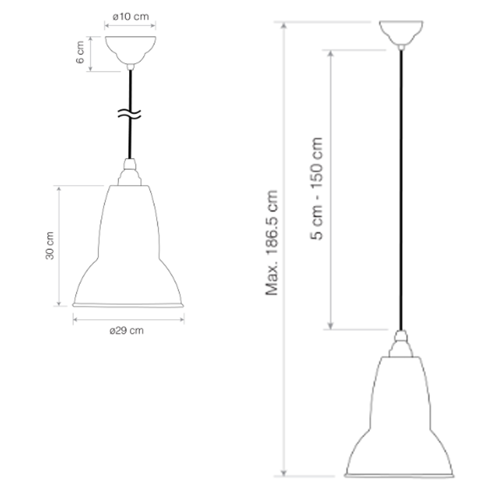 Anglepoise Original 1227 Maxi – Lámparas de suspensión — imagen 6