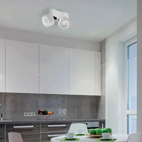 Antidark Easy Mini W275 Blanco con Agujero – Lámpara de pared led — imagen 4