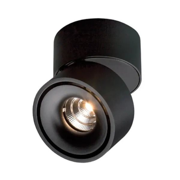 Easy Mini W75 Lámpara de Pared LED Negro con Agujero