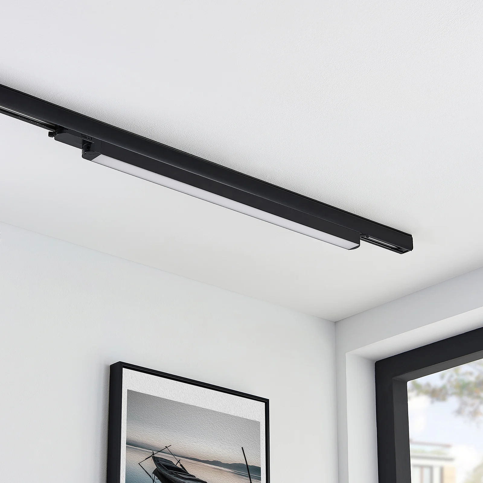 Arcchio Harlow de riel Led, negro, 69 cm – Lámpara — imagen 4