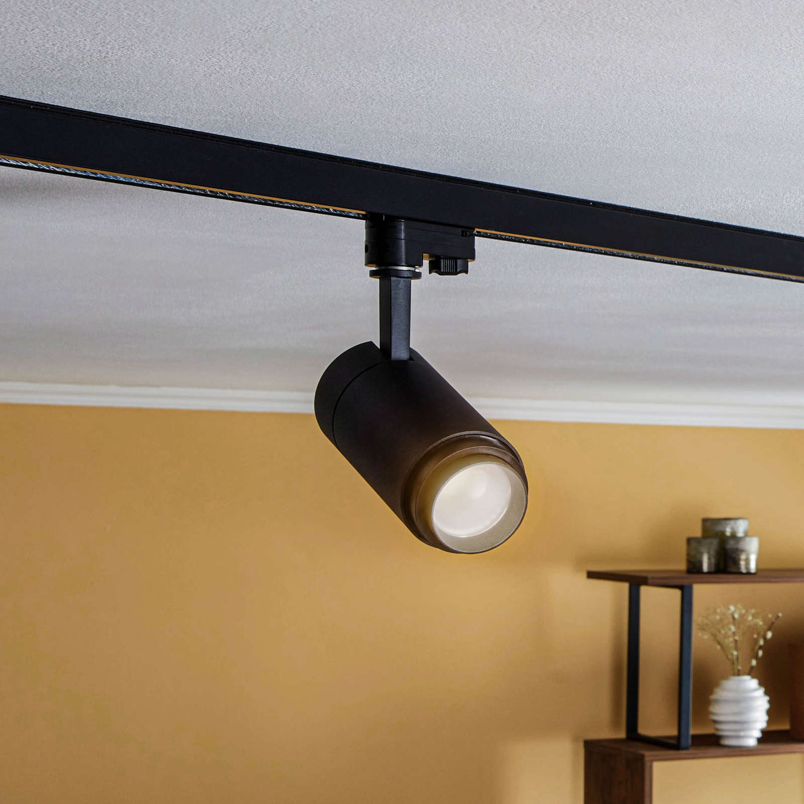 Arcchio Nanna de riel Led trifásico negro – Foco — imagen 3