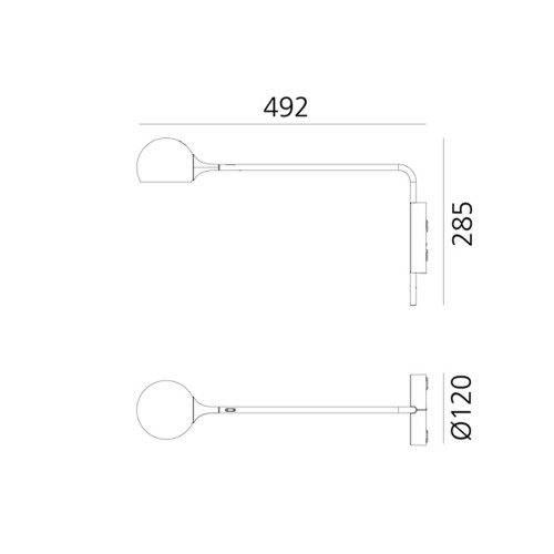 Artemide Ixa Wall – Aplique — imagen 6