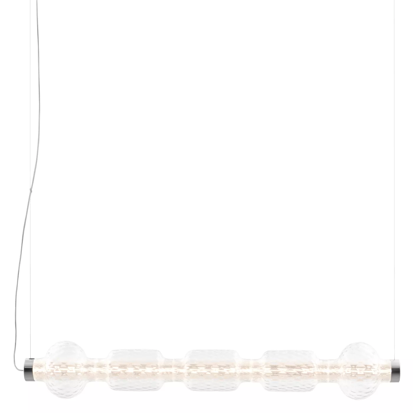 Alambicco, lámpara de suspensión LED horizontal
