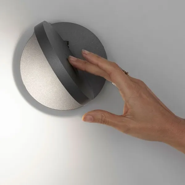 Artemide Demetra Faretto 3000K Sin Encendido/apagado Negro – Lámpara de pared — imagen 4