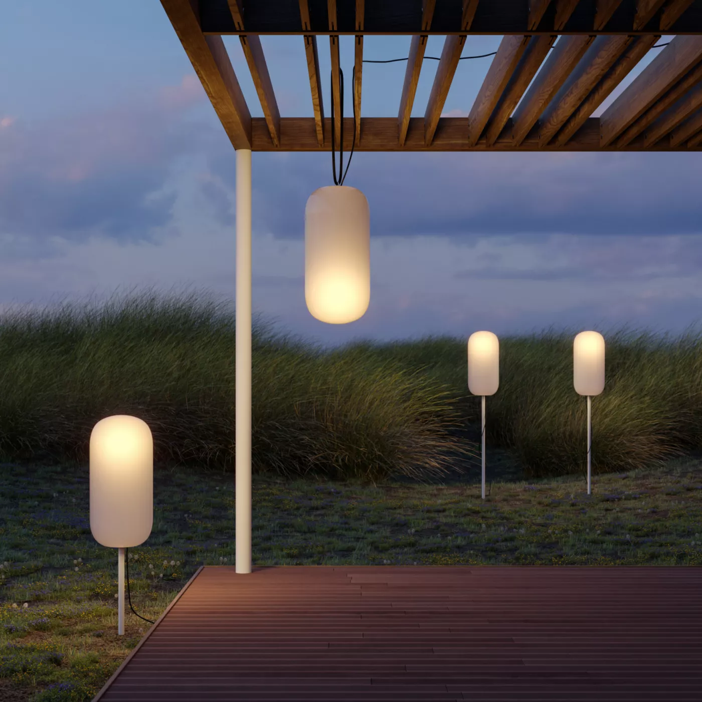 Artemide Gople Outdoor – Lámpara de pie — imagen 4