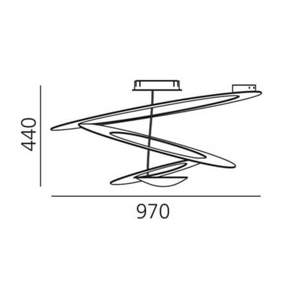 Artemide Pirce Ceiling Mini Led — imagen 3