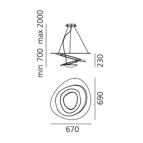 Artemide Pirce Susp Mini Led — imagen 2