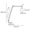 Artemide Tolomeo Basculante Reading Floor — imagen 6