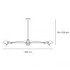 Artemide Tolomeo Due Bracci Susp — imagen 7