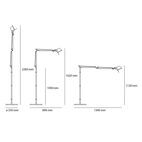 Artemide Tolomeo Floor — imagen 2