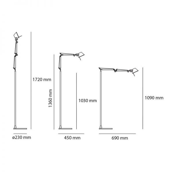 Artemide Tolomeo Micro Led Floor — imagen 2
