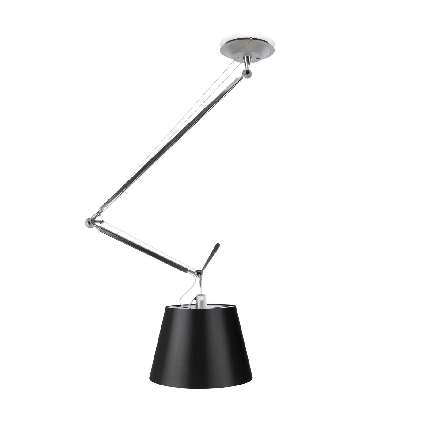 Artemide Tolomeo Sospensione Decentrata Black Edition