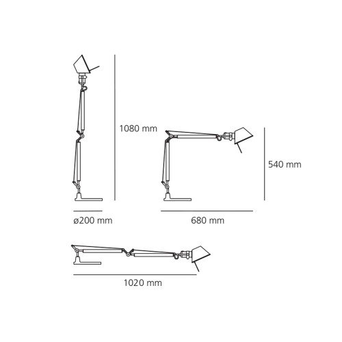Artemide Cuerpo Tolomeo Mini Led – Lámpara de sobremesa — imagen 5