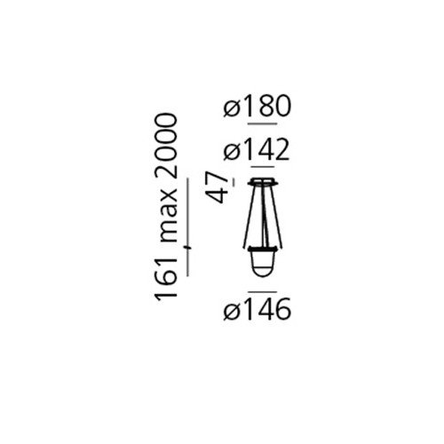 Artemide exterior Tolomeo Lampione Outdoor – Lámpara colgante — imagen 3