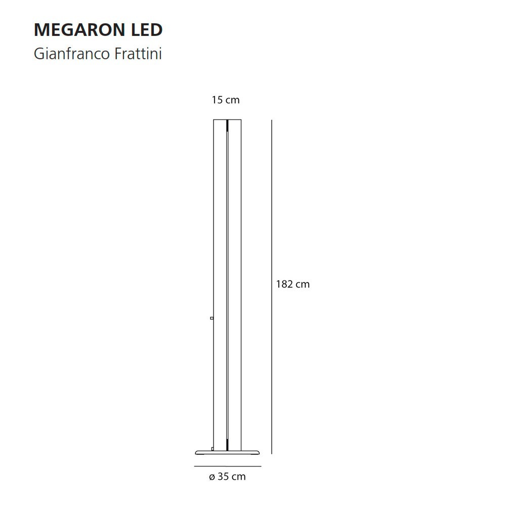 Artemide Edición especial Megaron – Lámpara pie — imagen 7