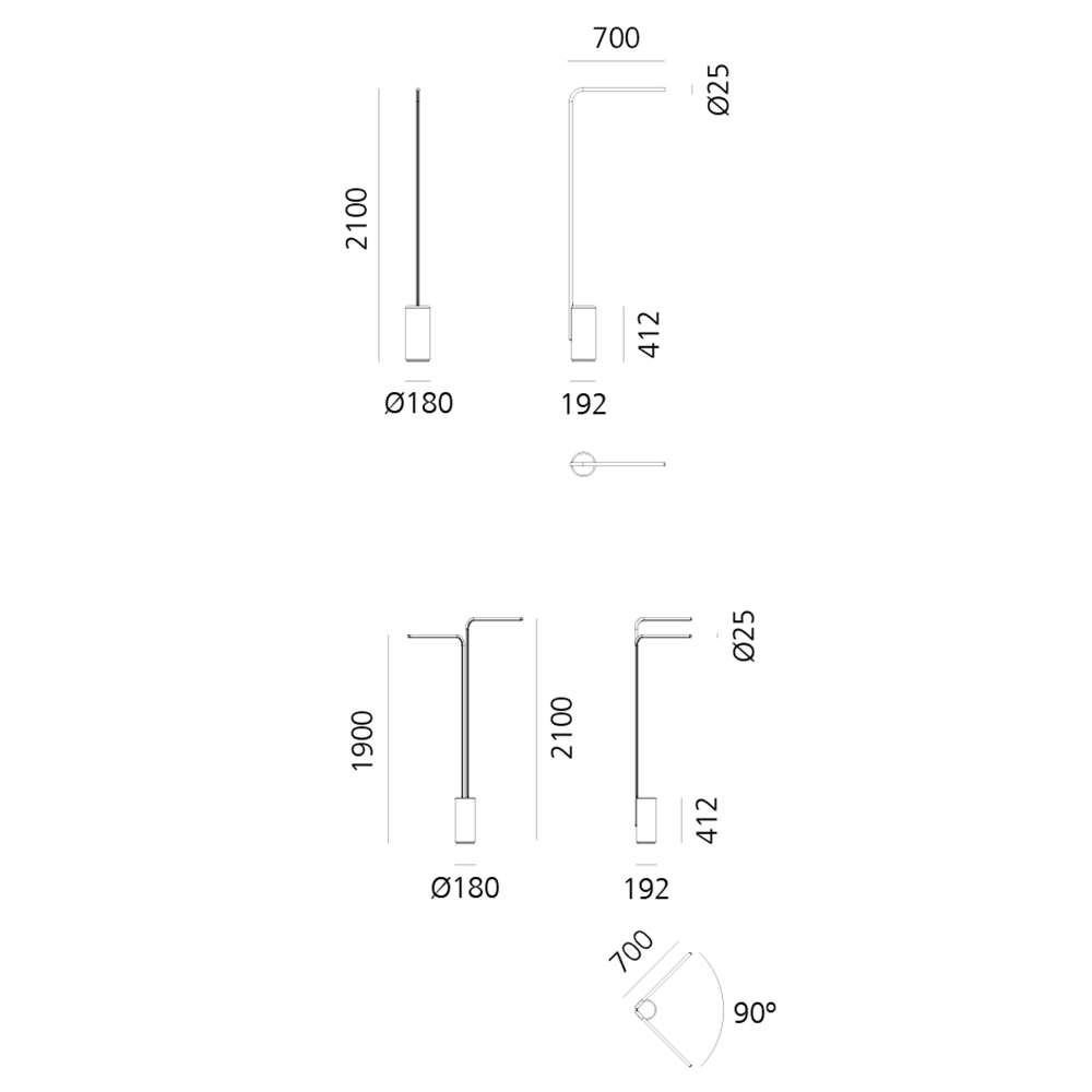 Artemide Veil – Lámpara pie — imagen 5