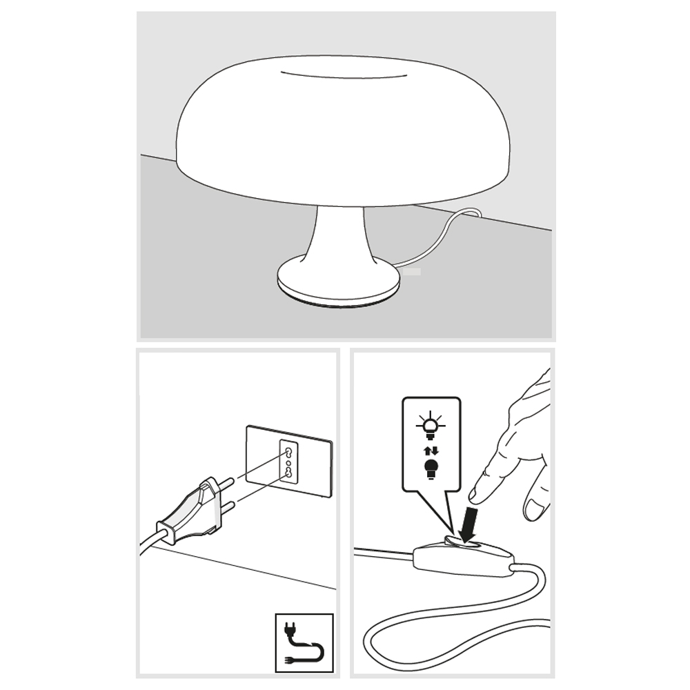 Artemide Nesso - Ruby Red Collection – Lámpara sobremesa — imagen 7