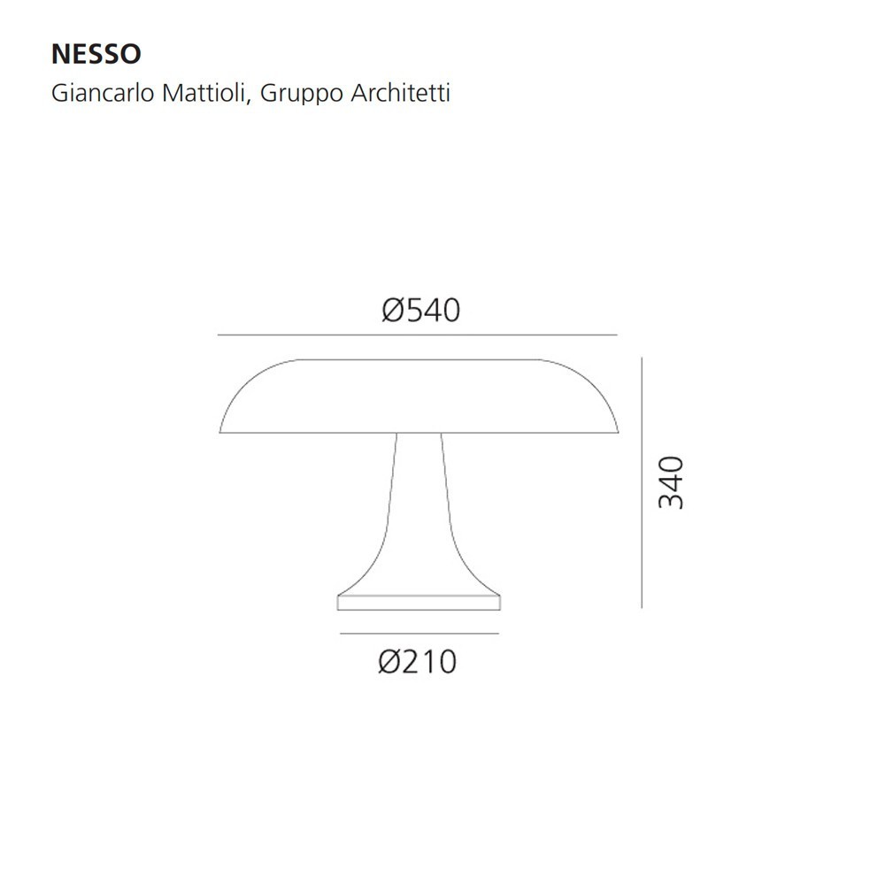 Artemide Nesso - Ruby Red Collection – Lámpara sobremesa — imagen 8