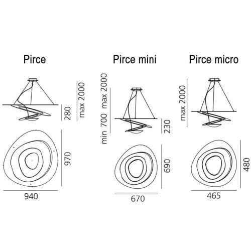 Artemide Pirce suspensión — imagen 3