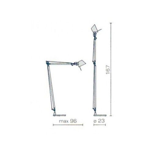 Artemide Tolomeo Lettura Led Pie — imagen 3