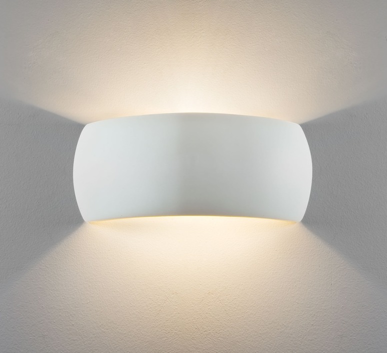Astro Milo, blanco cerámica, L 31 cm, H 13 cm – Aplique de pared — imagen 6