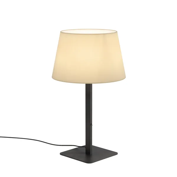 Base para Lámpara de Mesa Beaumont, Negro Mate