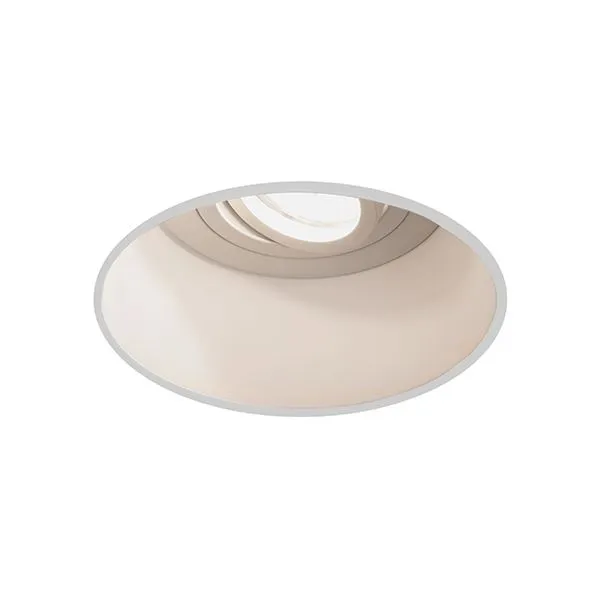 Foco Redondo Ajustable Blanco Blanco