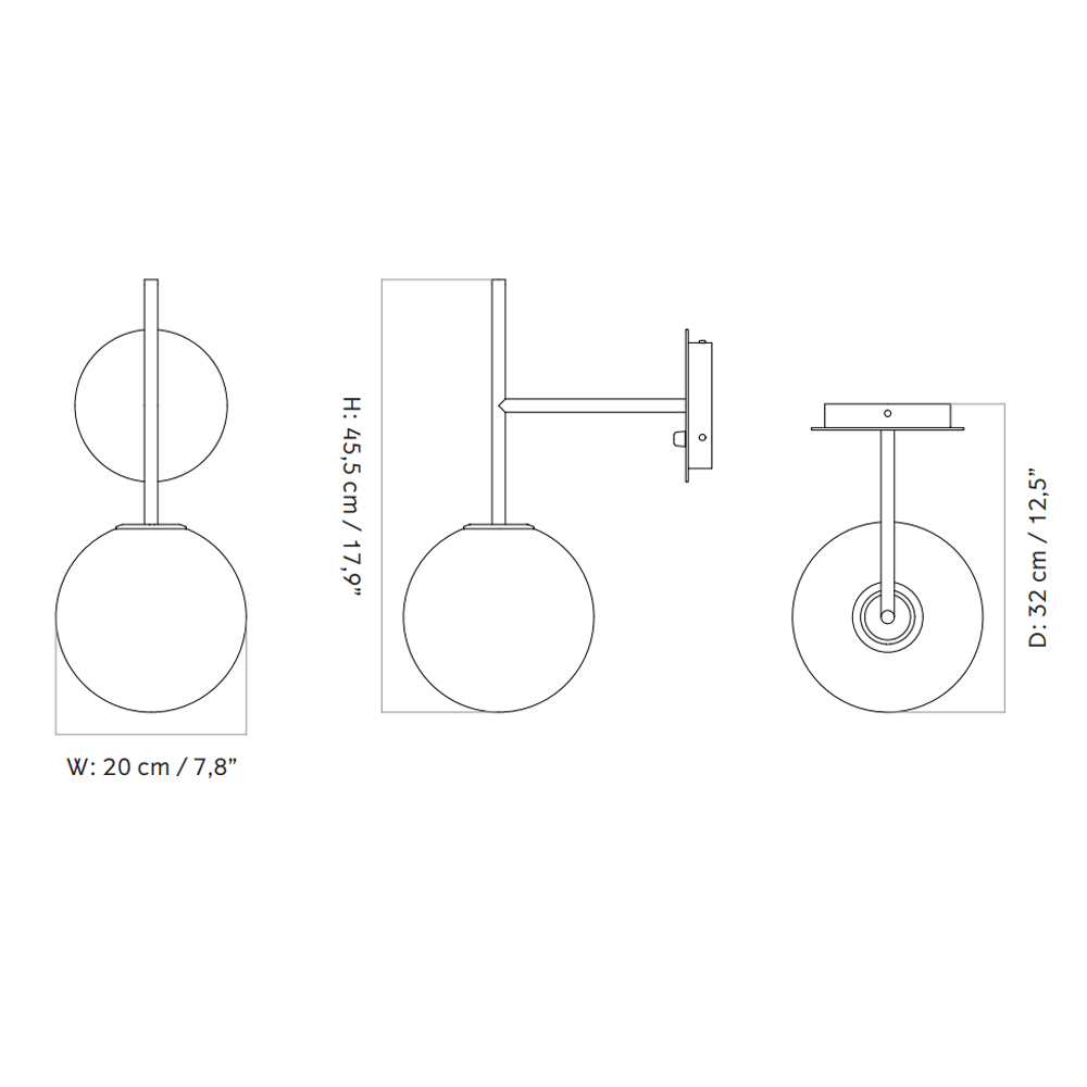 Audo Copenhagen TR Bulb – Aplique — imagen 8