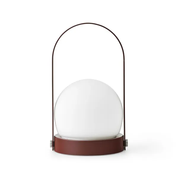 Carrie Lámpara de Mesa Portátil Rojo Quemado