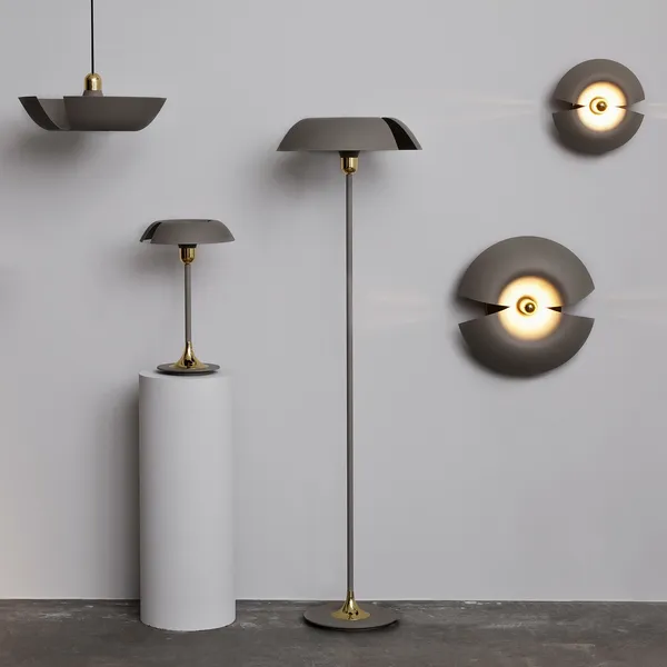 AYTM Cycnus Grande Taupe/Oro – Lámpara de pared — imagen 3
