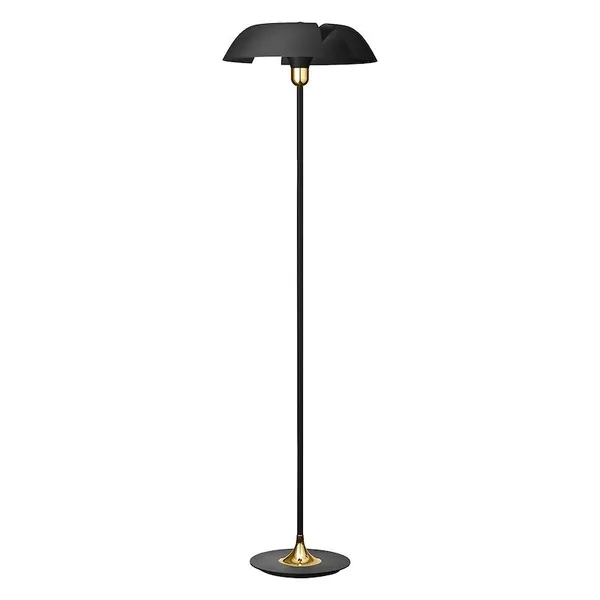 CYCNUS Lámpara de Pie Negro/ Oro