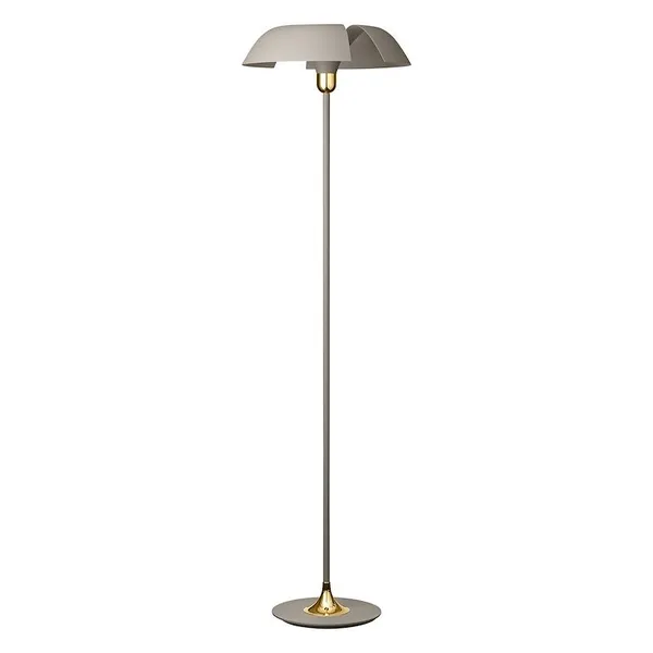 CYCNUS Lámpara de Pie Taupe/Oro