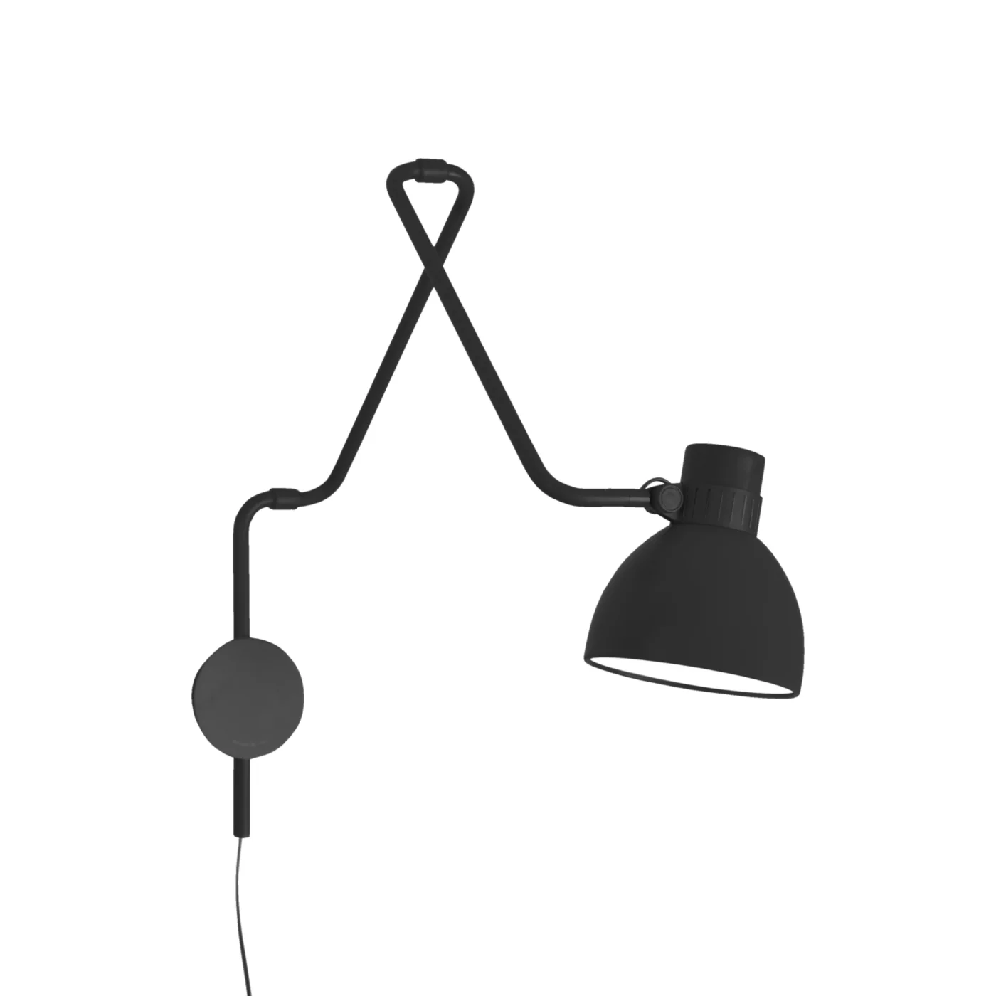B.Lux System, negro - 80 cm - con enchufe – Lámpara de pared