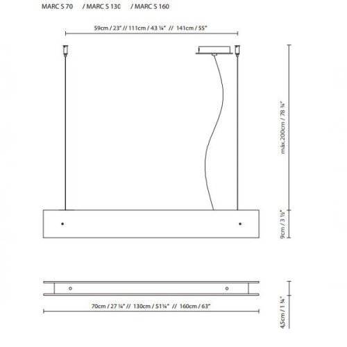 B.Lux Marc S 70 Led — imagen 3