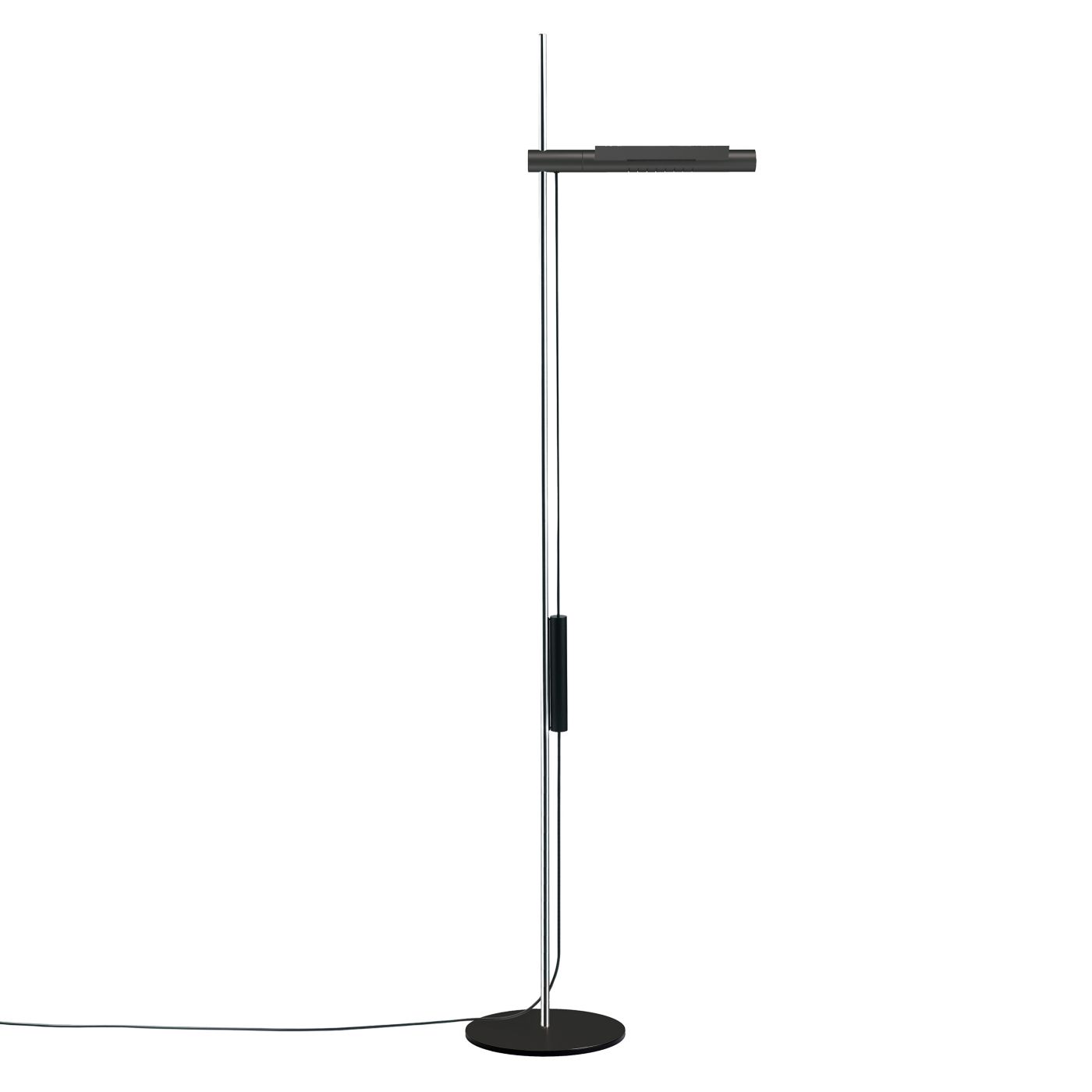 Baltensweiler Halo, lámpara de pie LED negro anodizado - dim to warm - Casambi