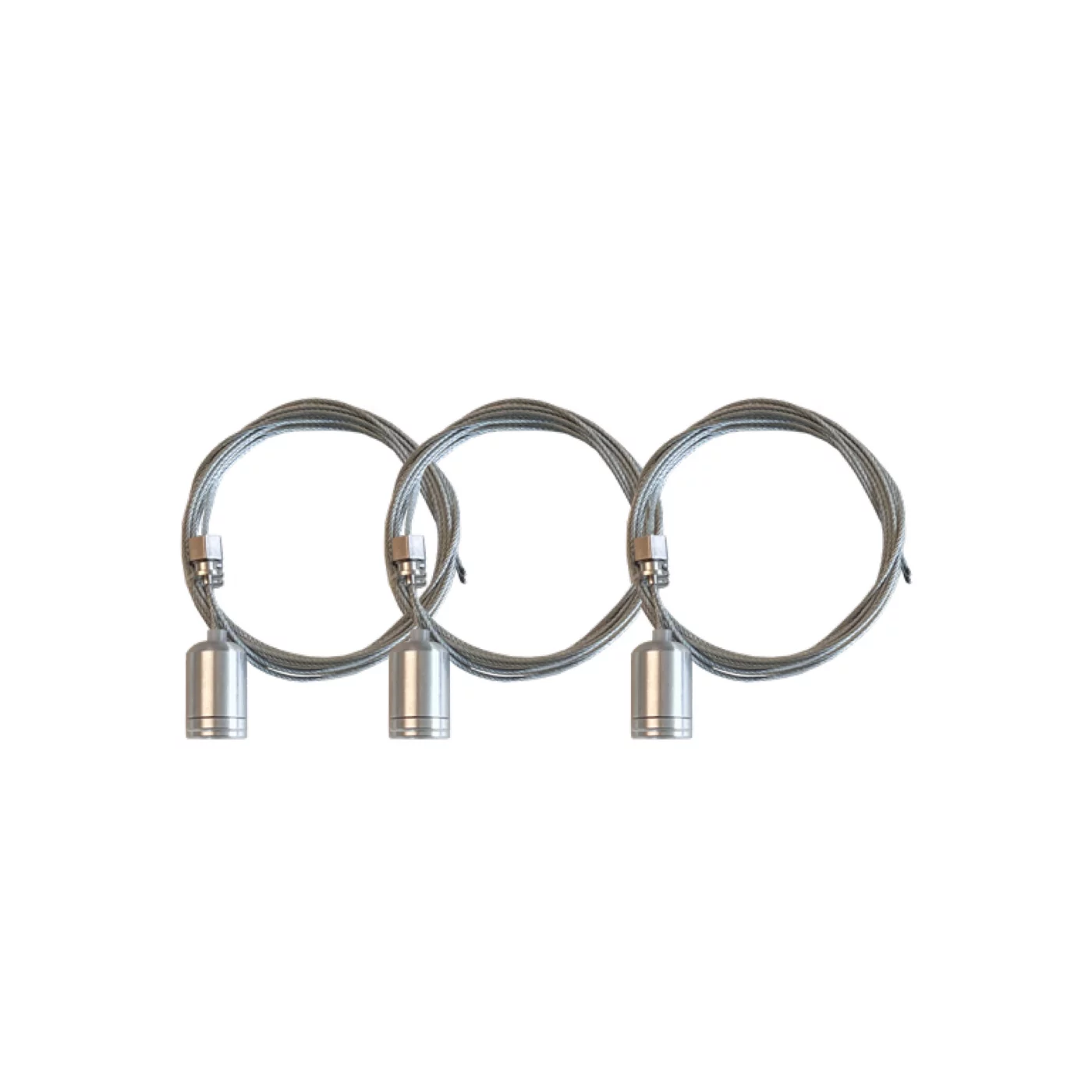 Baltensweiler Kit de suspensión con cables 3-teilig para buschfeld® Riel aluminio anodizado — imagen 2