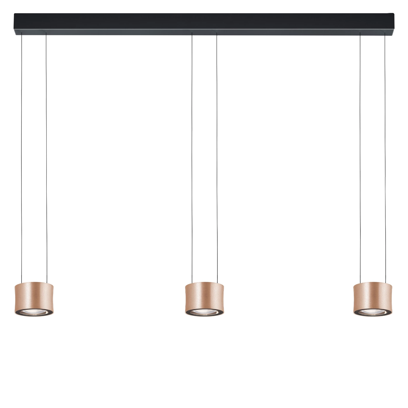 Bankamp Impulse, lámpara de suspensión LED 3 focos