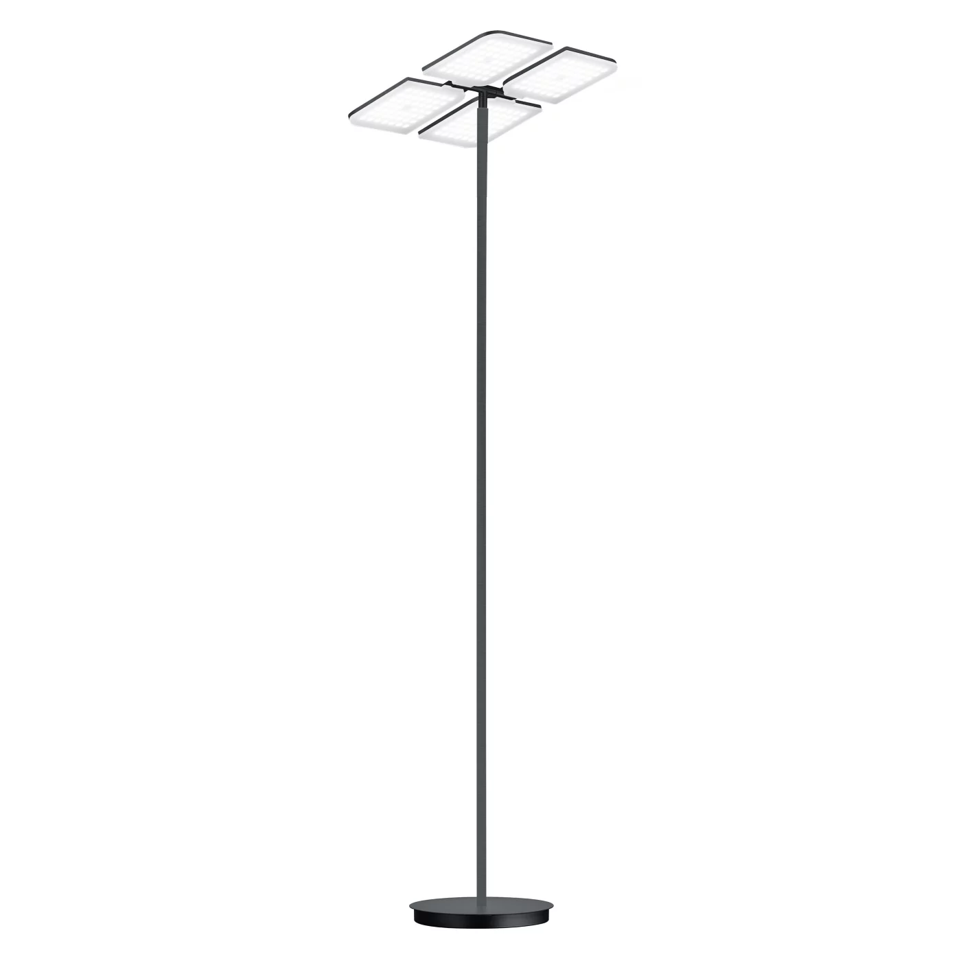 Quadro, lámpara de pie LED 4 focos